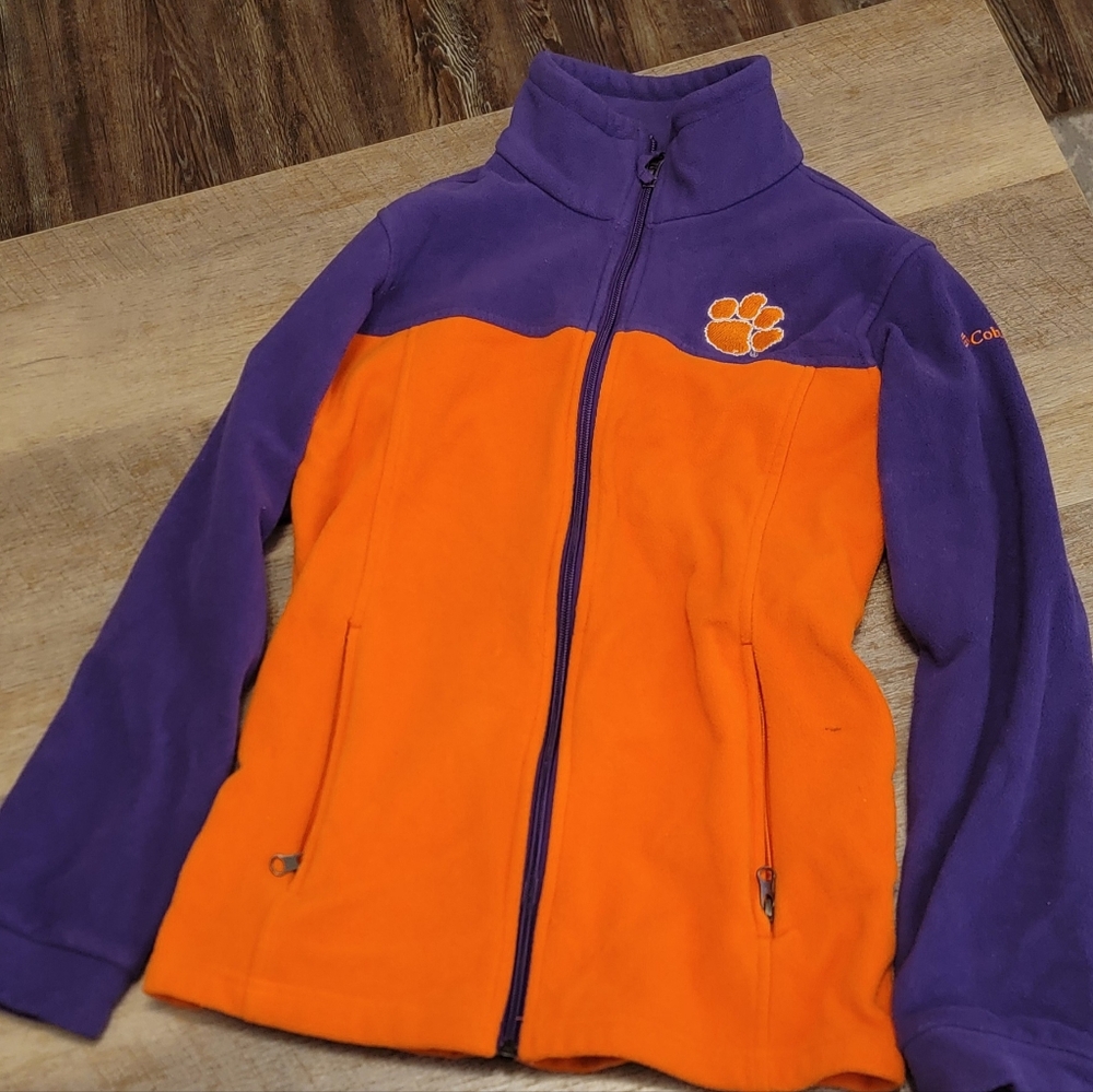 Clemson Girls Columbia Jacket Size L (14/16)